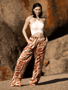 Leer Pants | Zena Cream