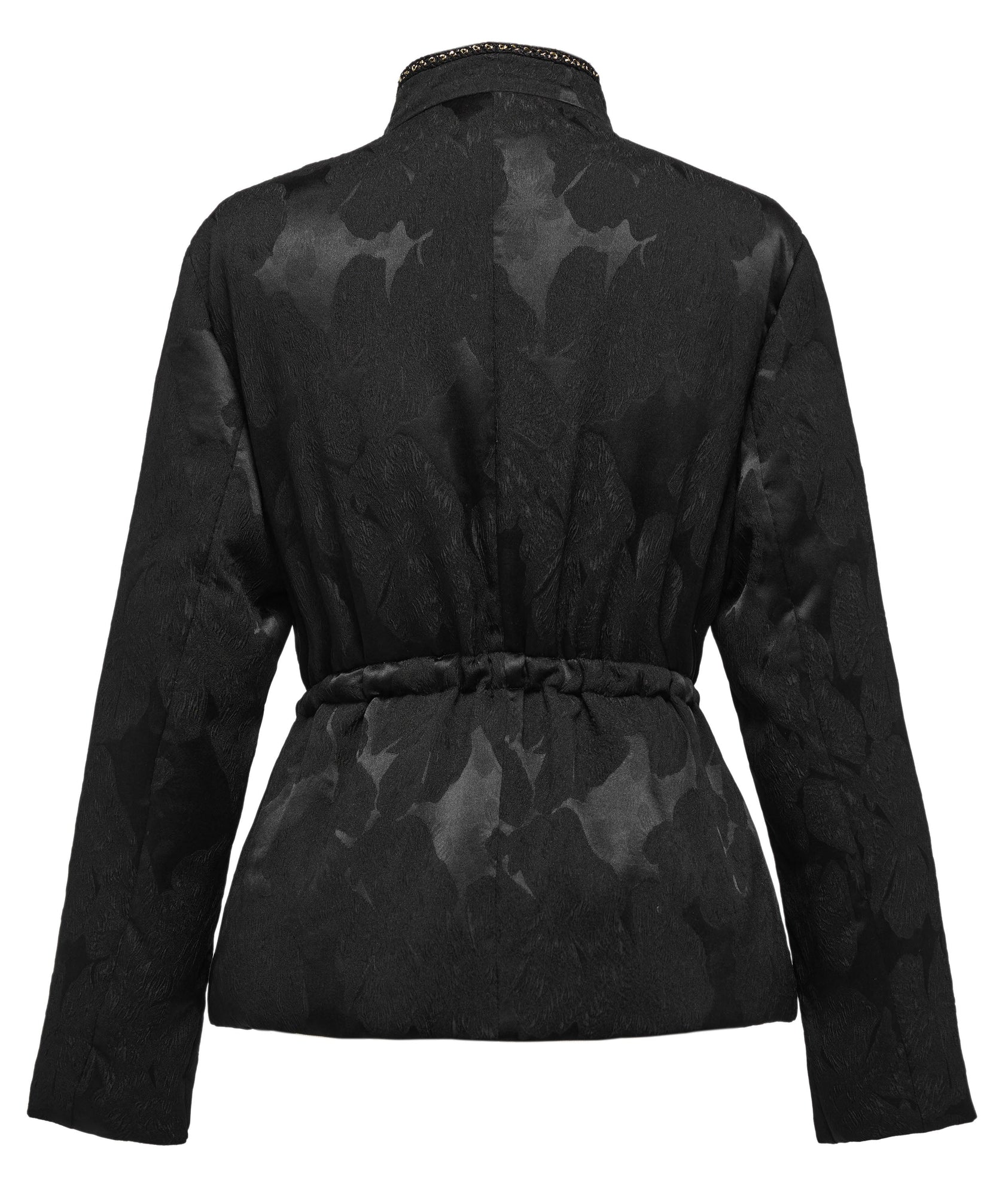 Textured Pattern Jacket | Black