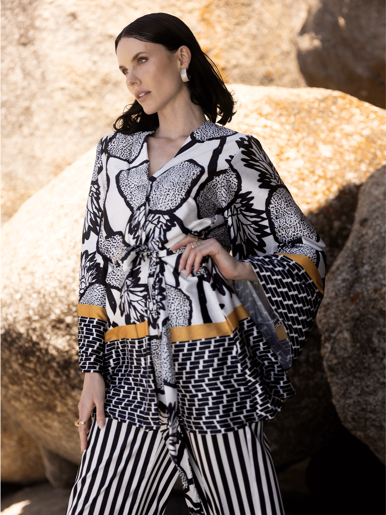 Mini Ben Kimono | Ananas Yellow