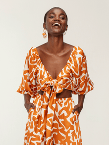 Sustainable Una Top | Tali Orange