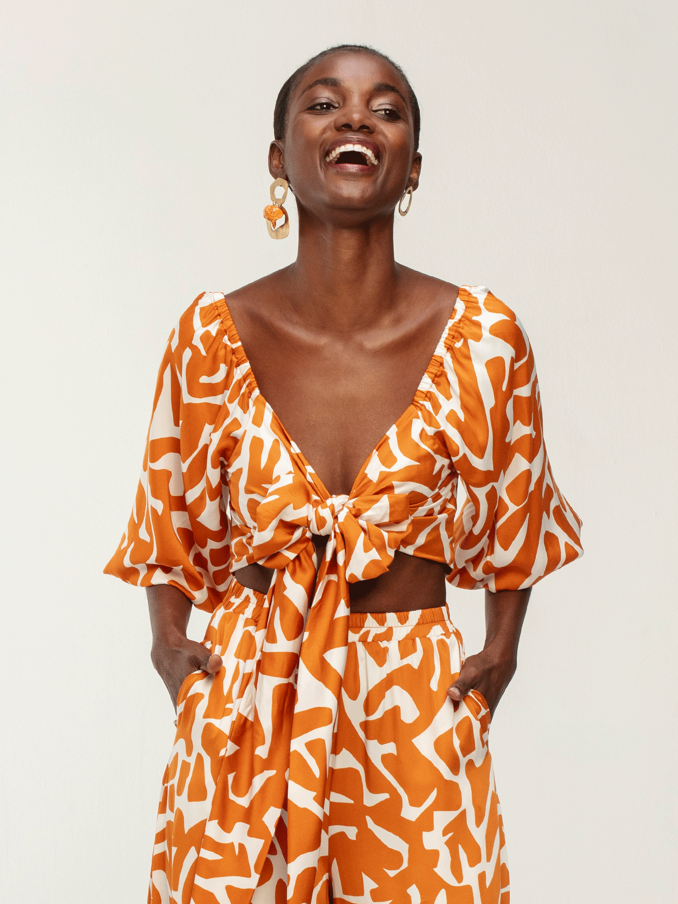 Sustainable Una Top | Tali Orange