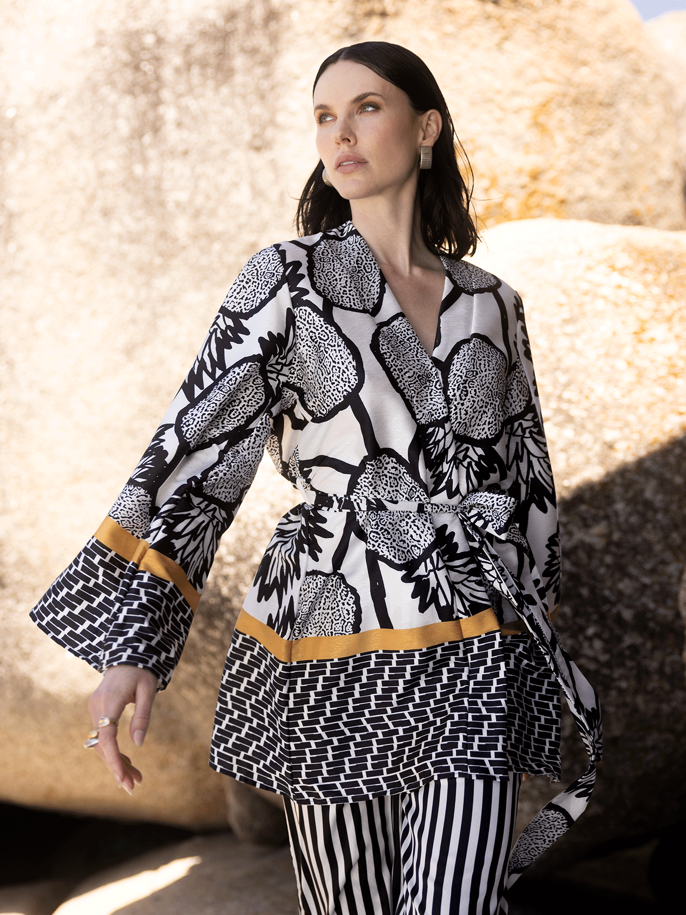 Mini Ben Kimono | Ananas Yellow