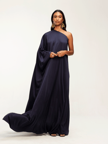 Satu Dress | Solid Navy