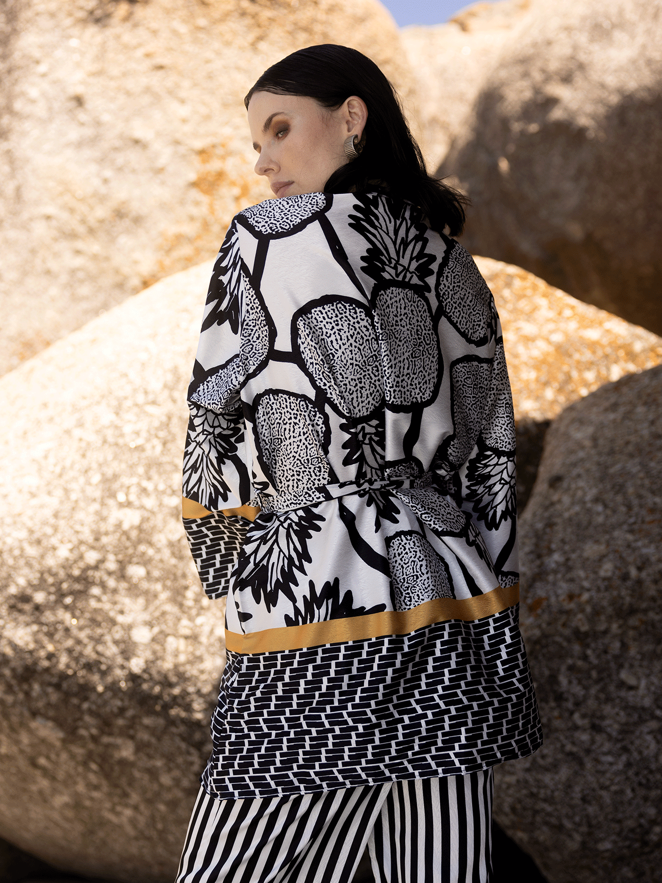 Mini Ben Kimono | Ananas Yellow