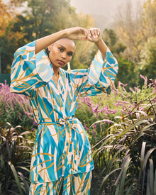 Mini Kimono | Blossom Teal