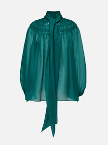 Sheer Blouse | Green