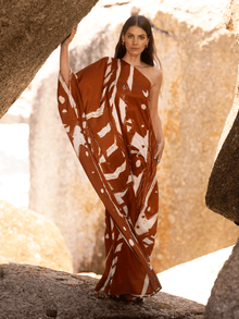 Satu Dress | Suto Rust