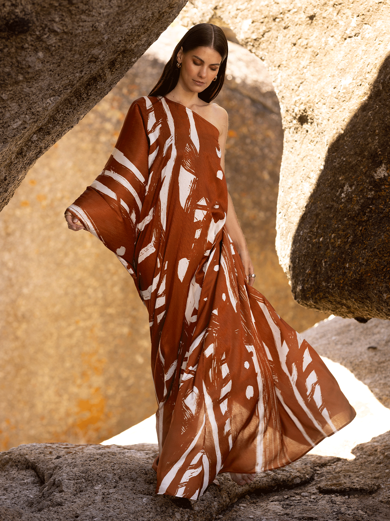 Satu Dress | Suto Rust
