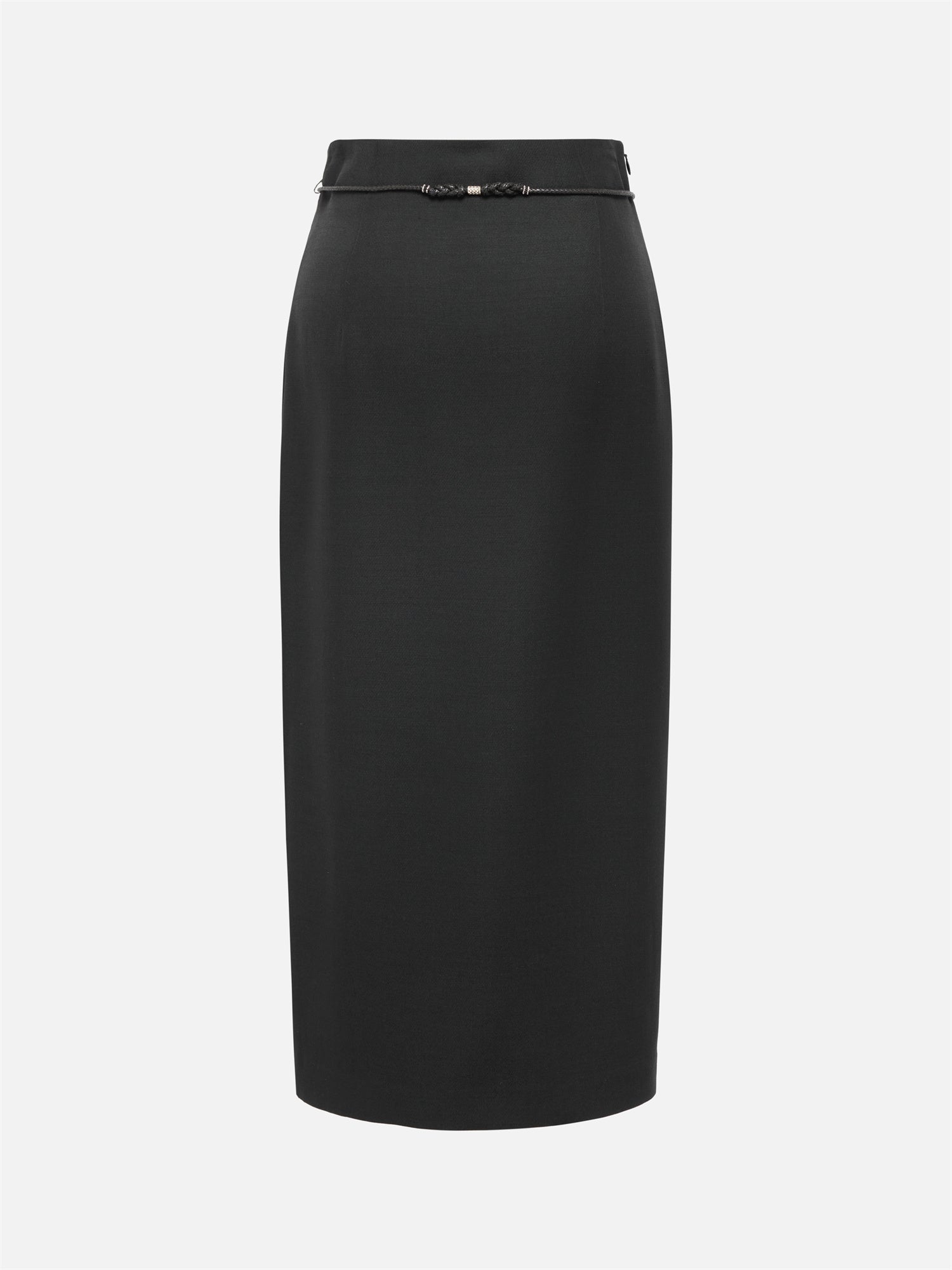 High-Waisted Maxi Skirt | Black