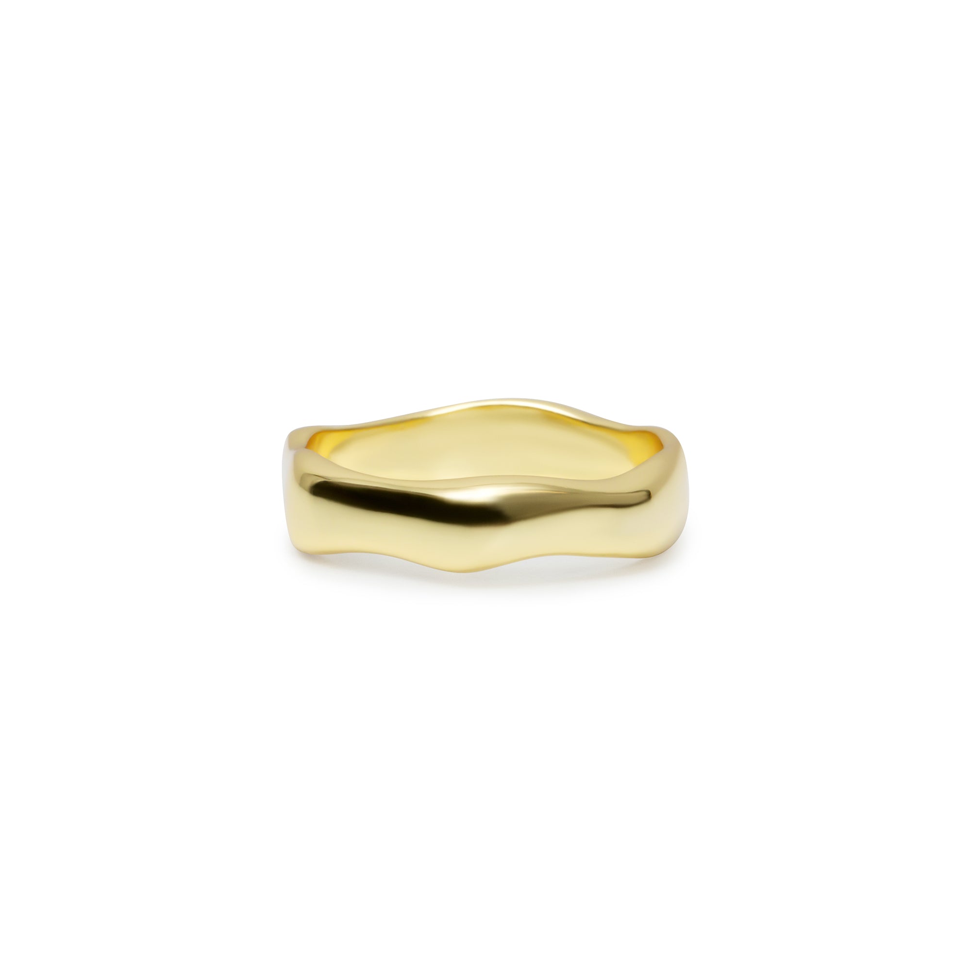 The Wave Stacker Ring | 18KT Gold Vermeil