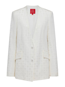 Structured Blazer | White