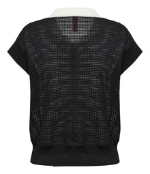 Mulberry Silk Starry Sky Blouse | Black