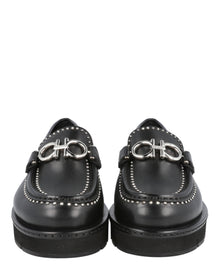 Ferragamo | Rolo Lug Studded Loafers