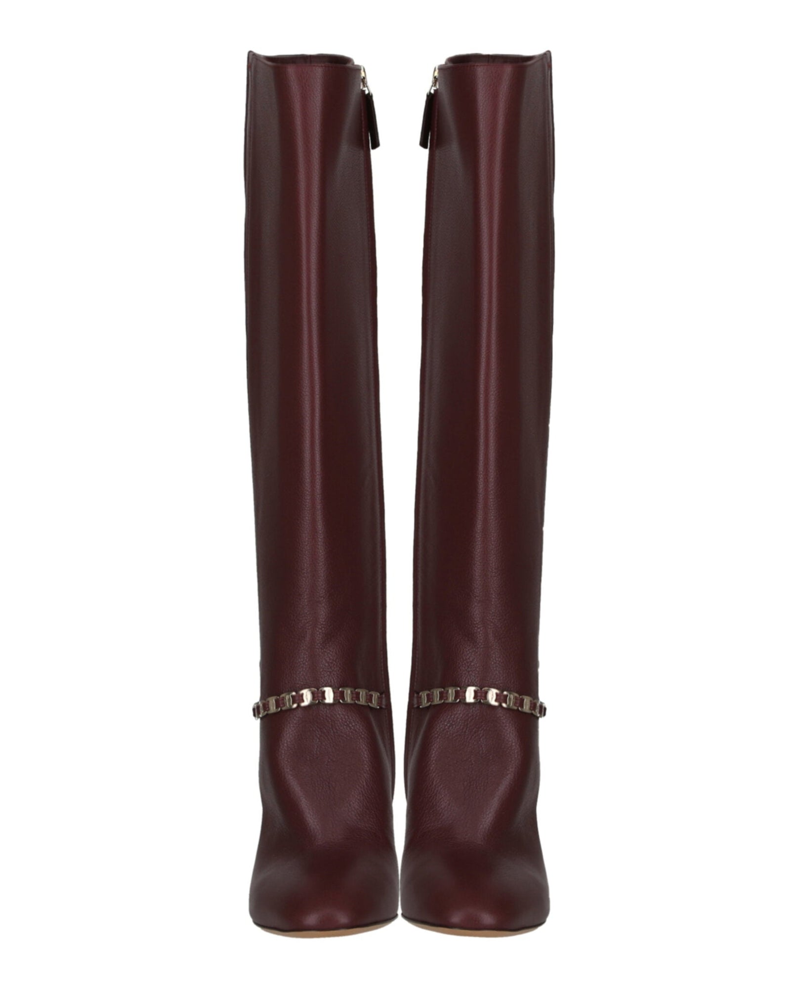 Ferragamo | Triba Leather Knee-High Boots