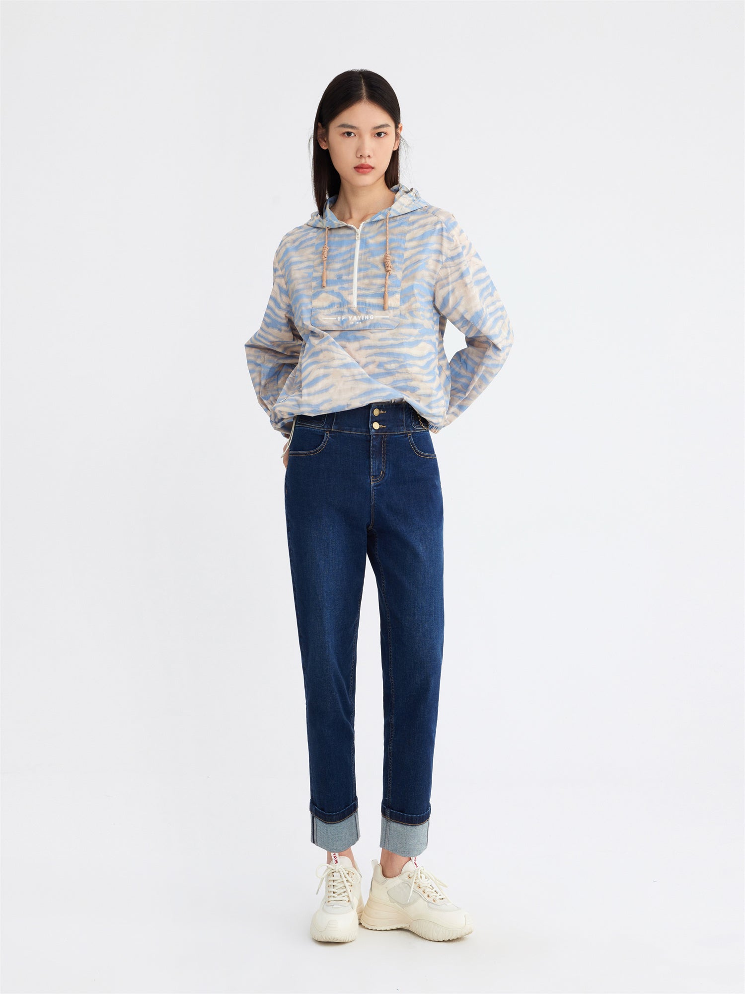 Straight Leg Pants | Blue
