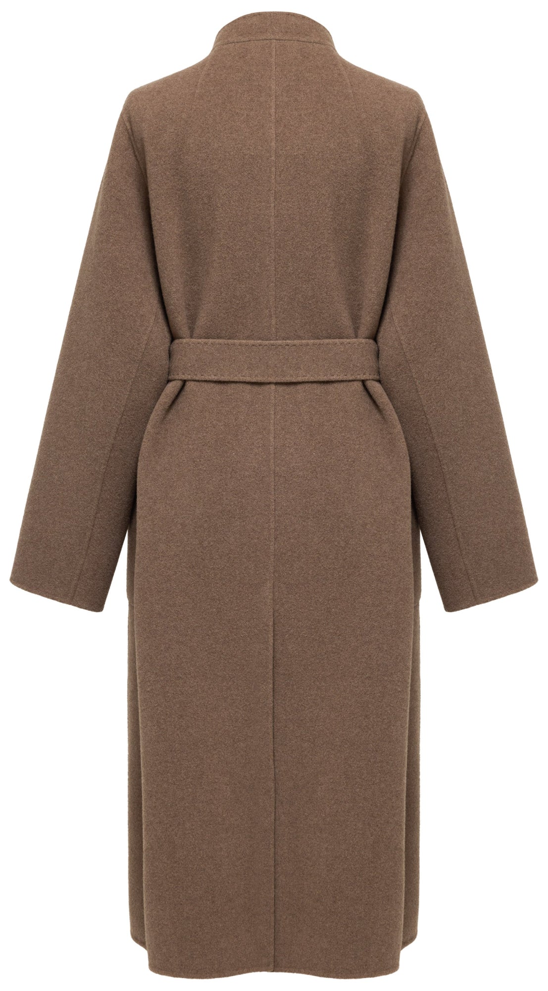 Ali Cashmere Wool-Blend Coat | Brown