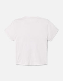 Womens | 50s Boxy Tee Kiss Me | Vintage White