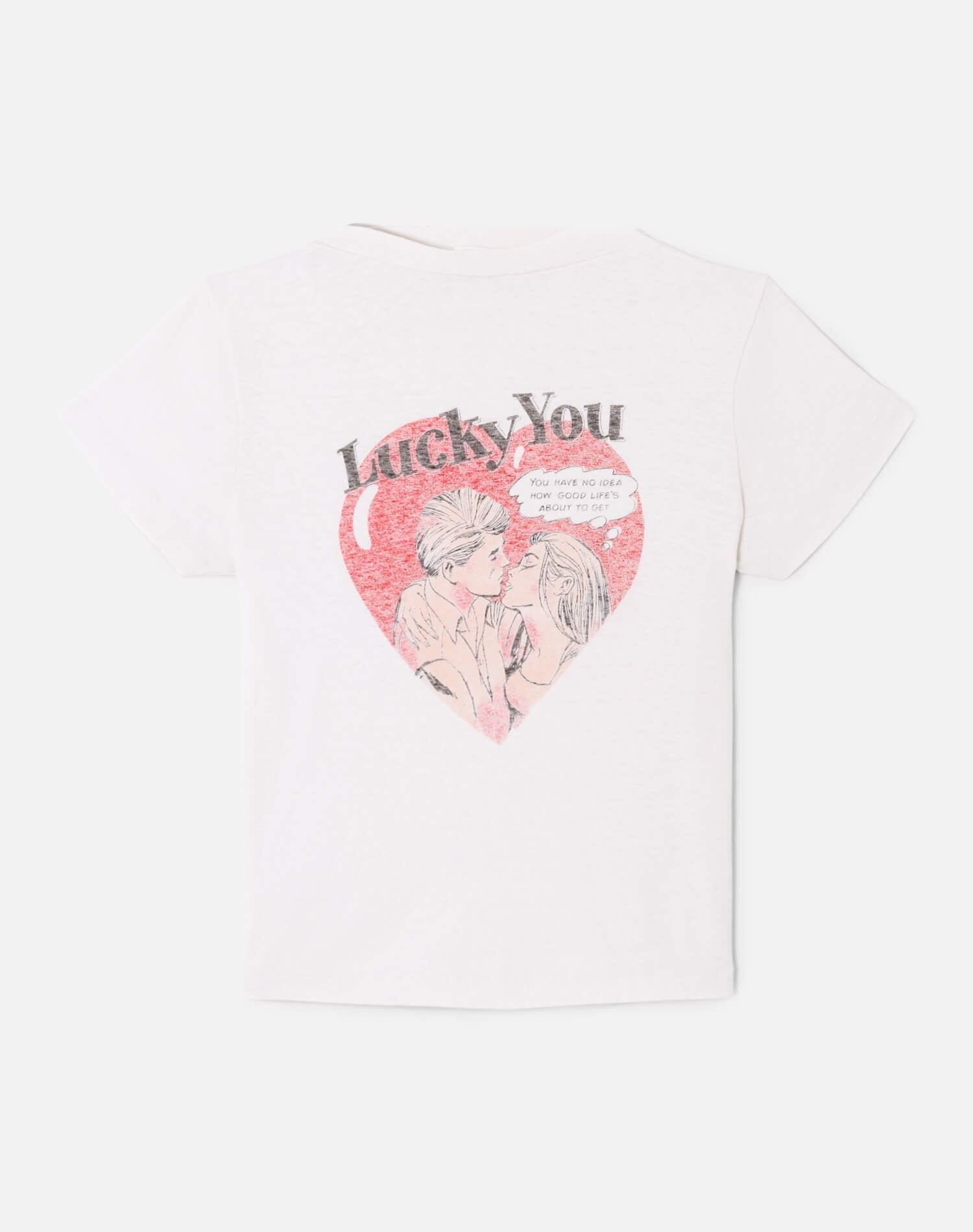Womens | Classic "Lucky You" Tee | Vintage White
