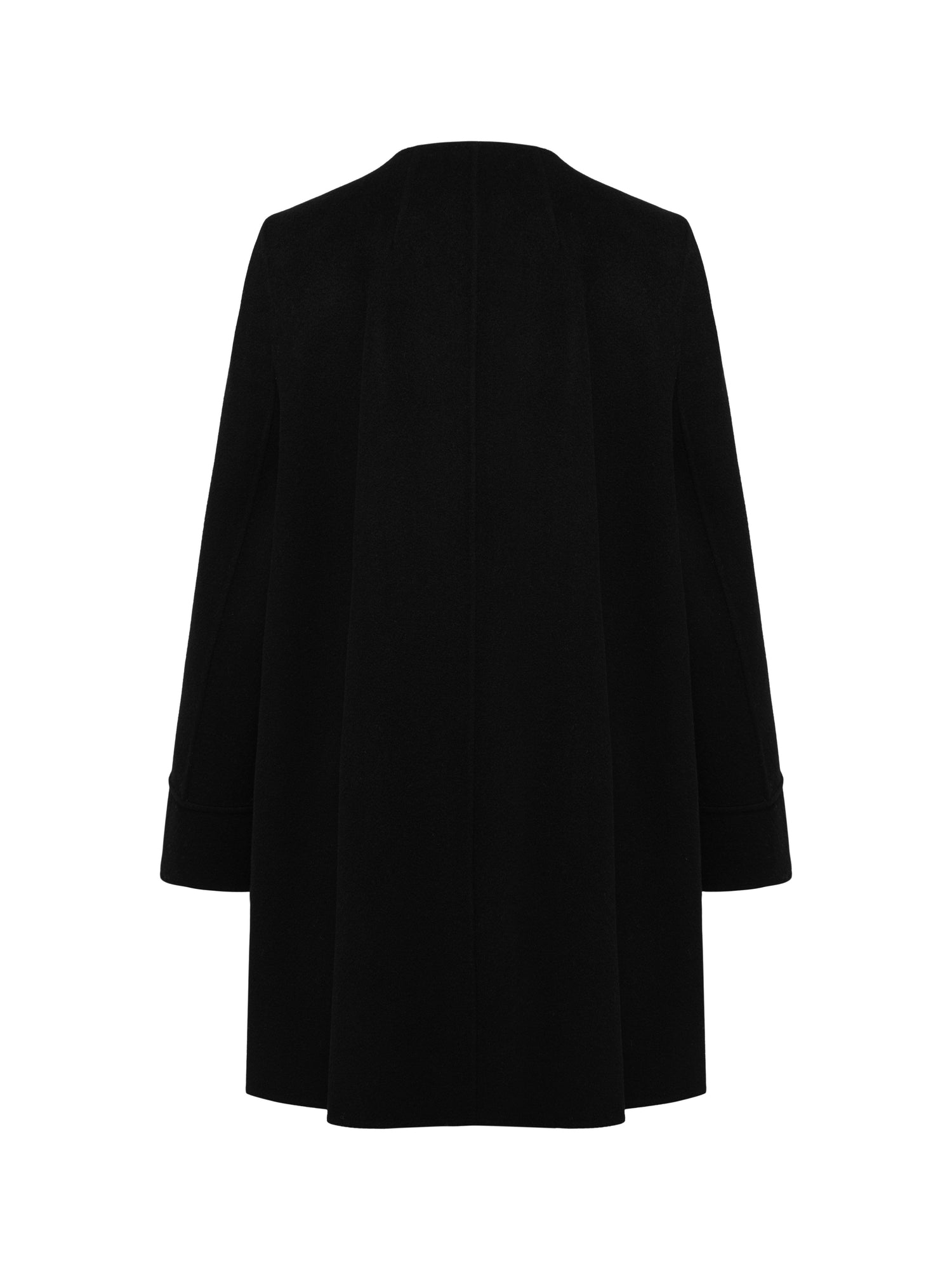 Wool Woolen Jacket | Black