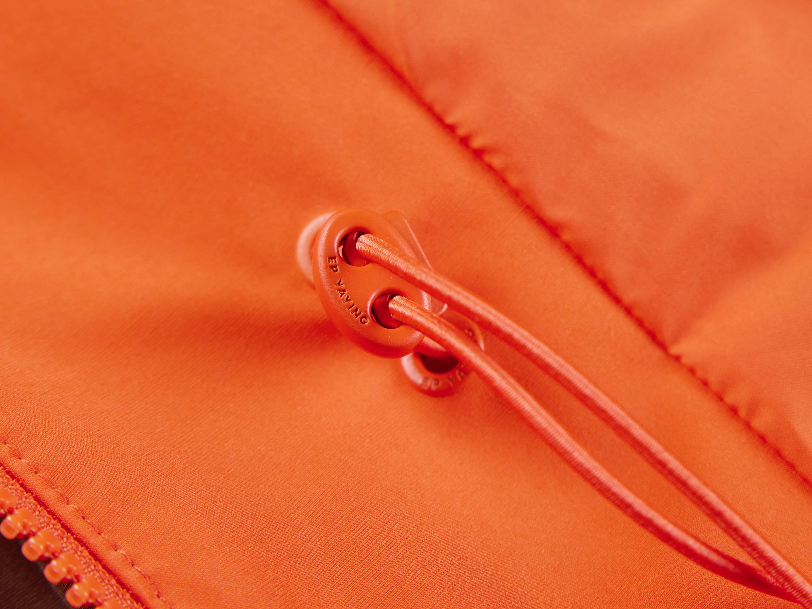 Hooded Jacket | Orange/Brown