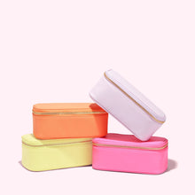 Textured Open Top Mirror Pouch