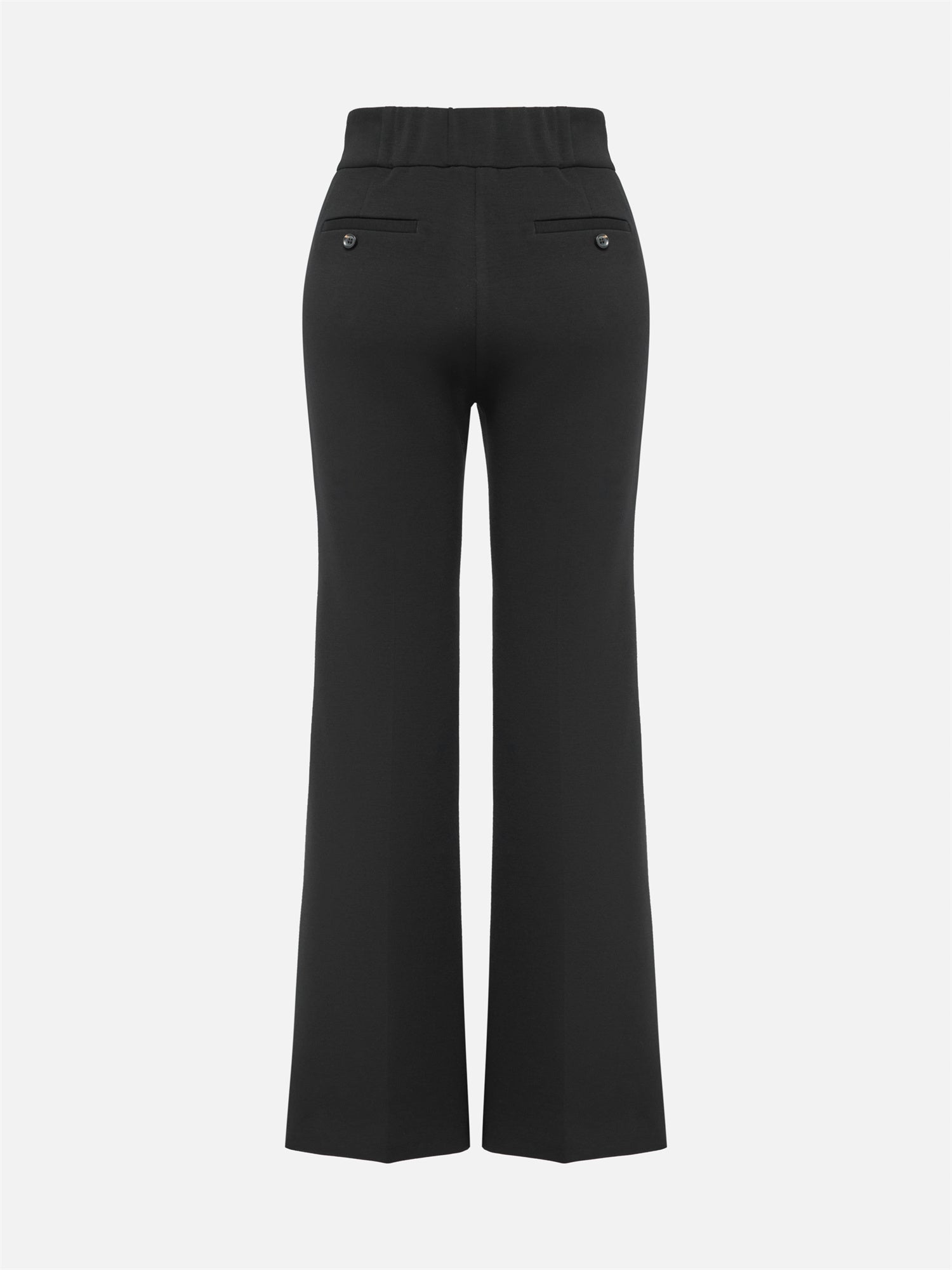 Comfortable Flared Trousers | Black