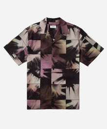 Purple Magic | Disco Print Canty Short Sleeve Shirt | Saturdays NYC