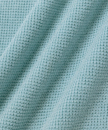 Dusty Turquoise | Alex Merino Wool Open Placket Polo