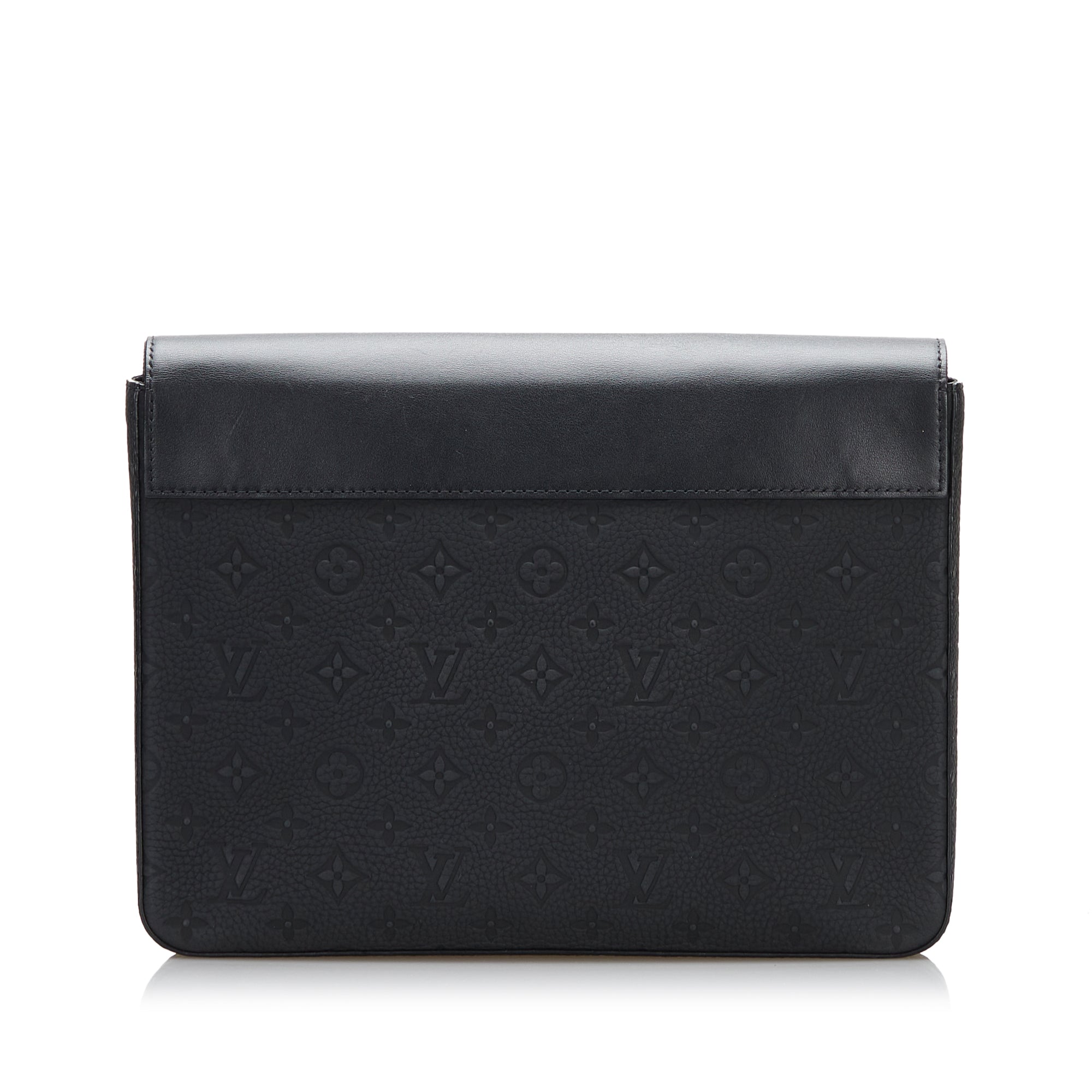 Louis Vuitton Pre-Owned Monogram Taurillon Pochette Steamer | Women | Black