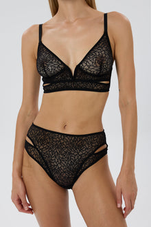 Zoe Cut Out Brief | Black