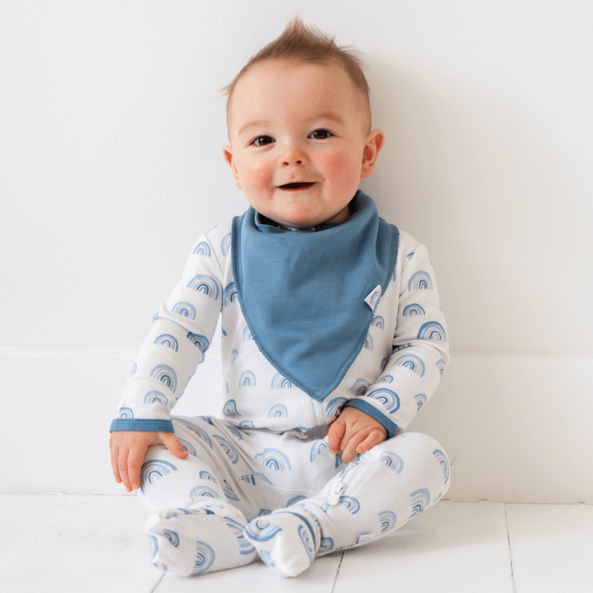 Boy | Bamboo Pajama Bundle | Blue Rainbow