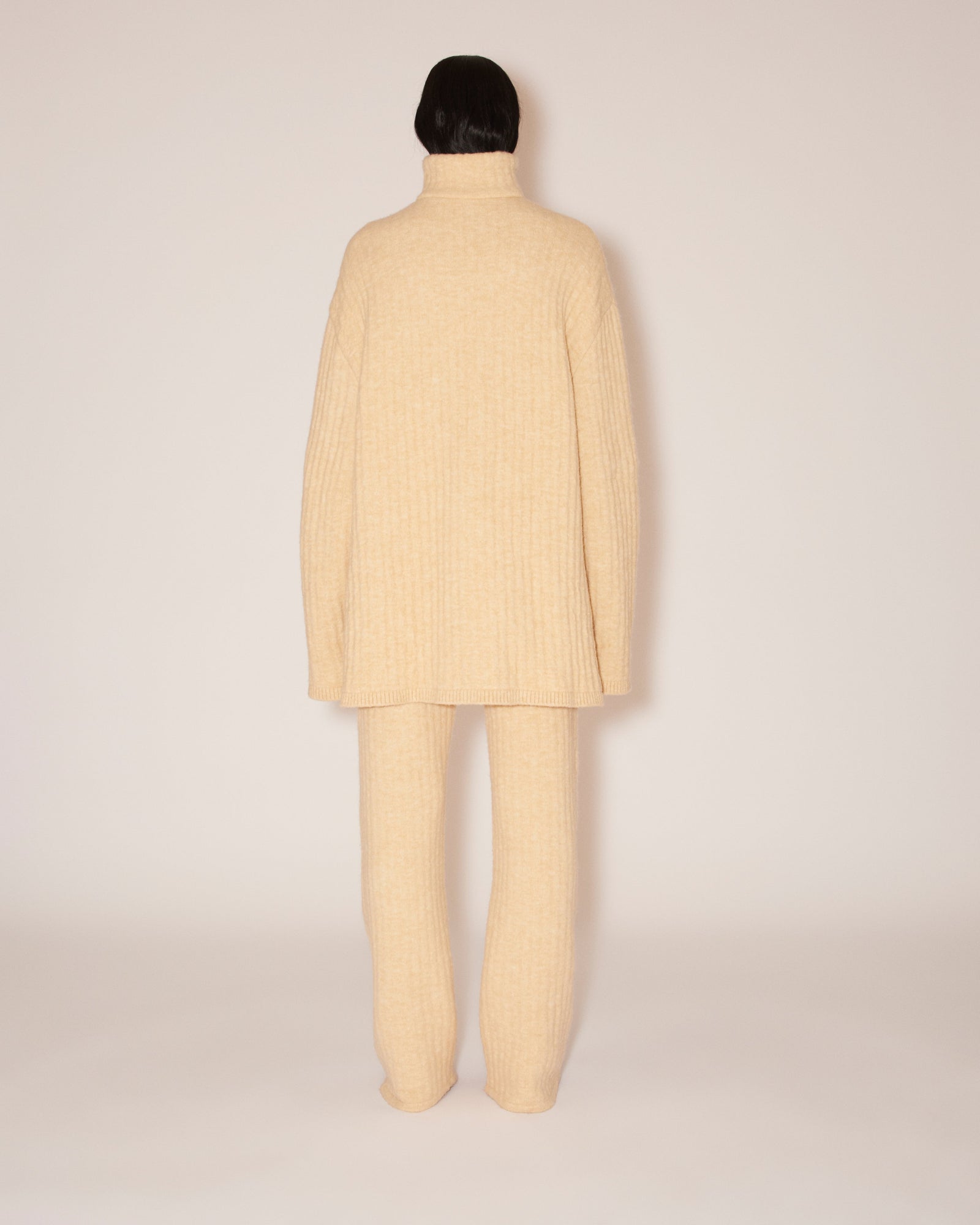 Shad Knitted Straight-Leg Pants | Cream