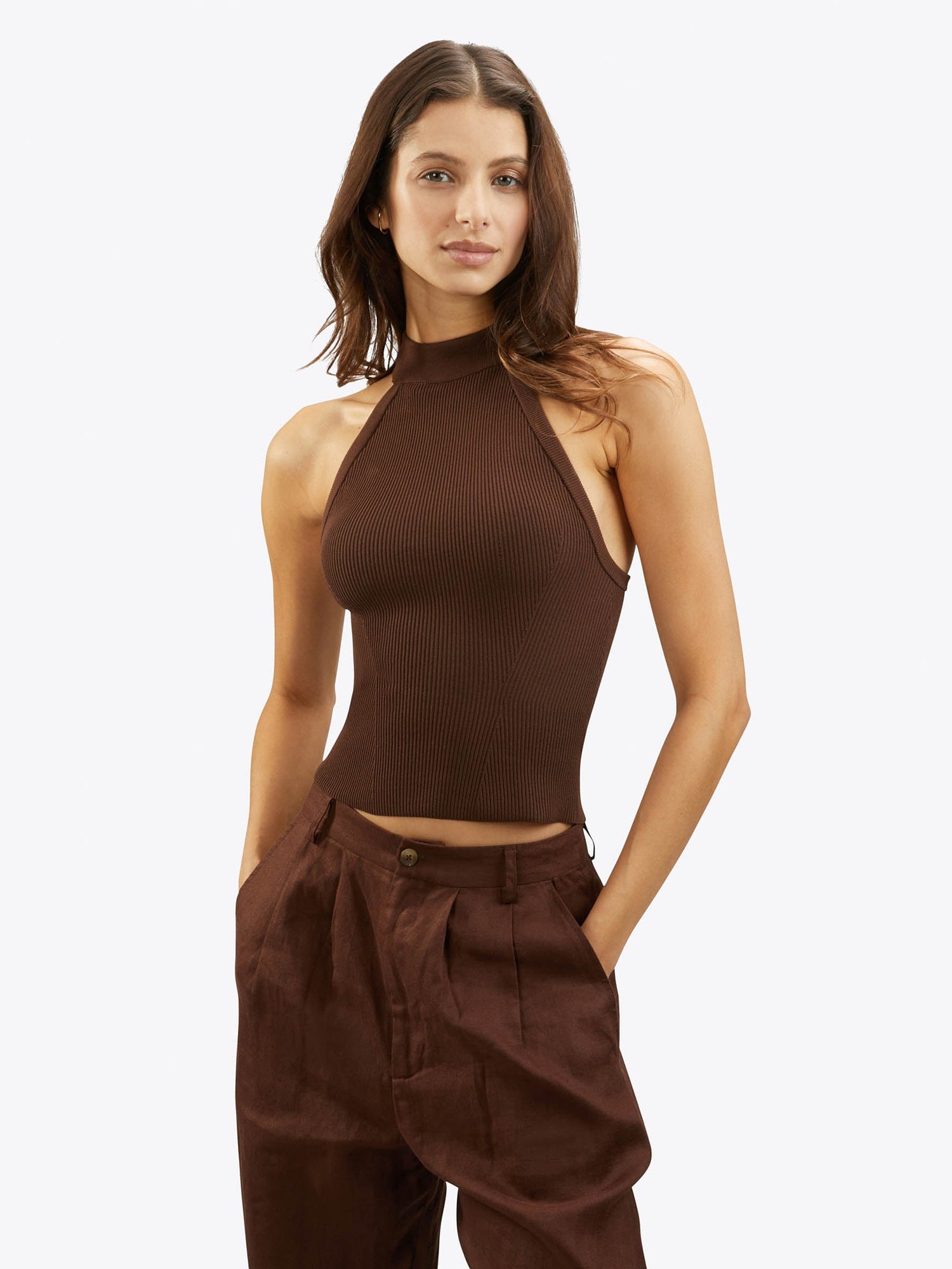 Womens | Coreflex Form-Fitting Mock Neck | Sierra