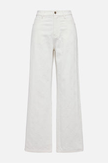 Straight-Leg Slim Jeans | White
