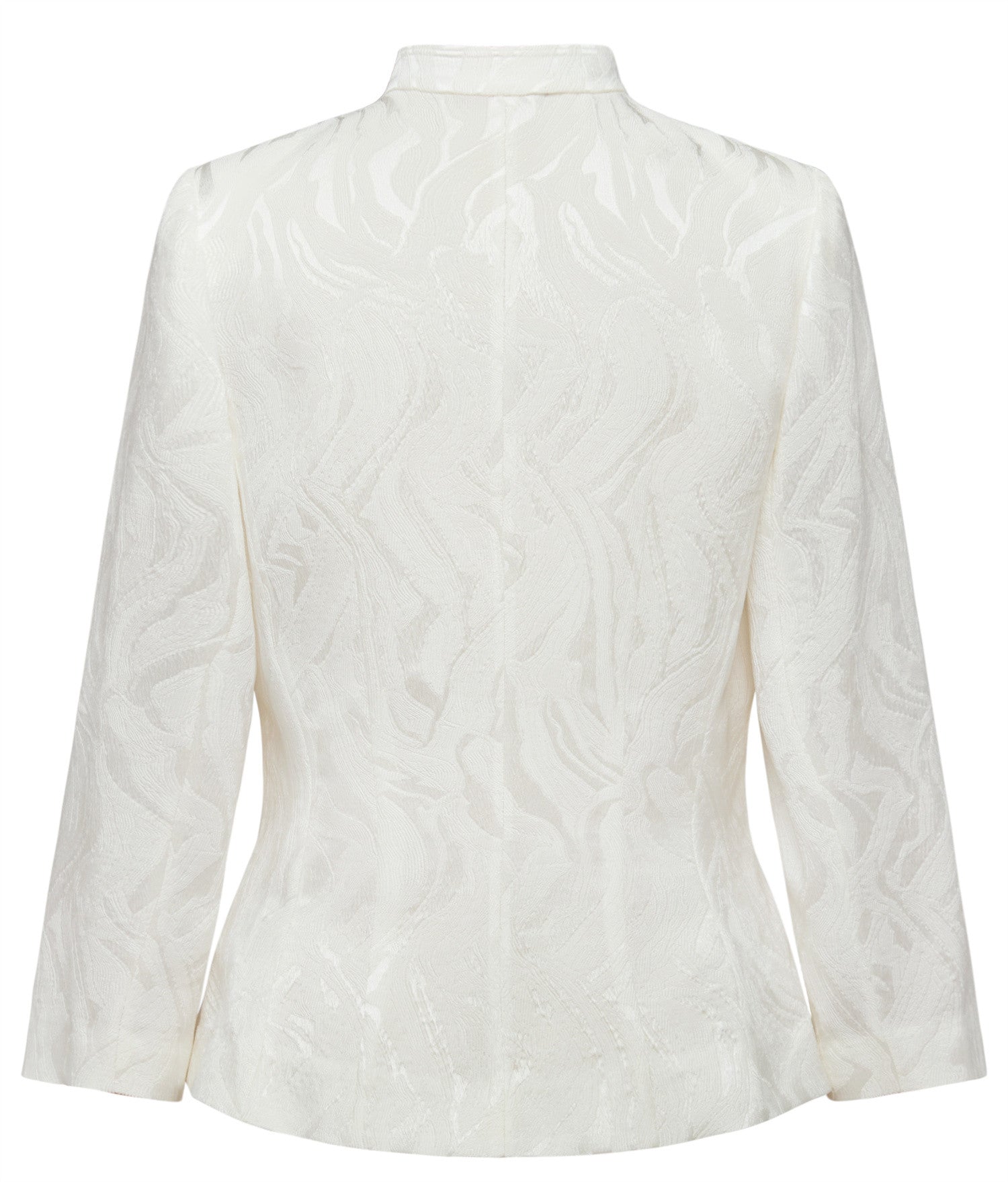 Mulberry Silk Blazer | White