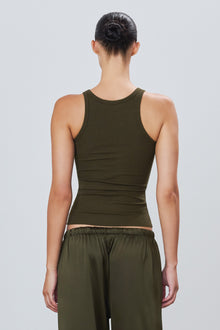 HIGH NECK FITTED TANK - ETERNE