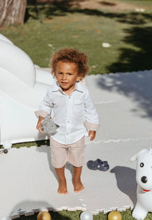 Ashton Linen Top and Shorts Set - Petite Maison Kids