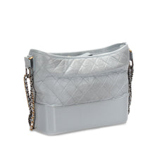 Chanel | Pre-Owned Medium Gabrielle Leather Shoulder Bag | Gray