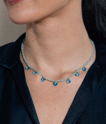 Rune Necklace in Blue - Loren Hope