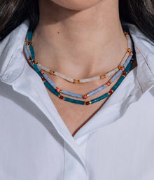 Oriel Necklace in Violet - Loren Hope