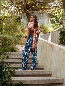 Leer Pants | Batik Blu