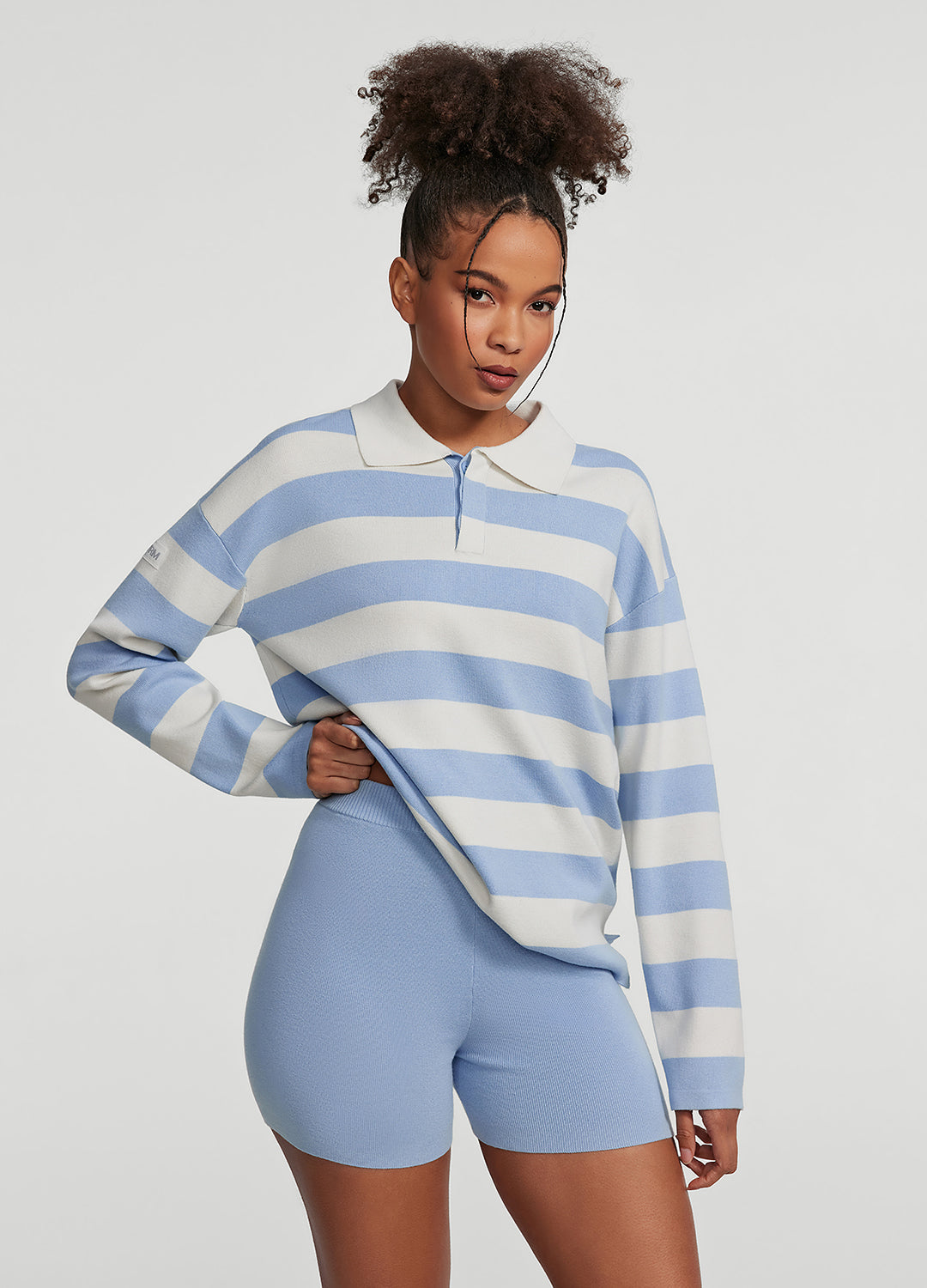 Everyday Knit Shorts | Sky Blue