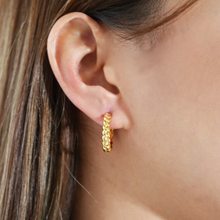 The Braided Hoop | 18K Yellow Gold-Plated