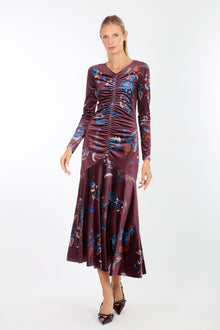 Dusk Dress | Burgundy Floral