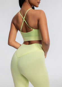 High-Waisted Stretch Performance Leggings | Cool Matcha