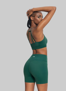 Airy Active Strap Top | Dark Moss