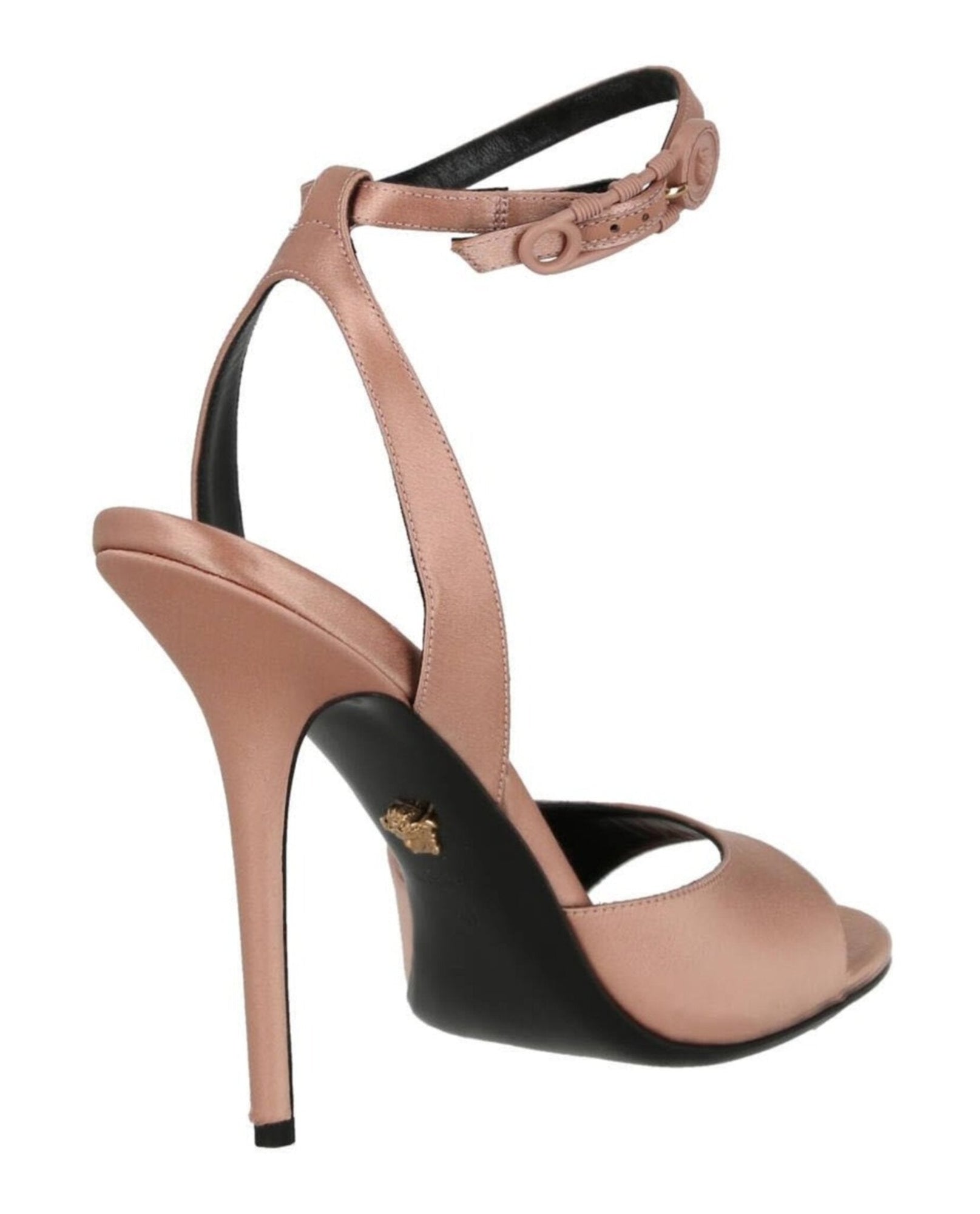 Versace | Safety Pin Silk Heel Sandals