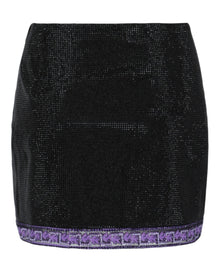 Versace | Crystal Embellished Mini Skirt