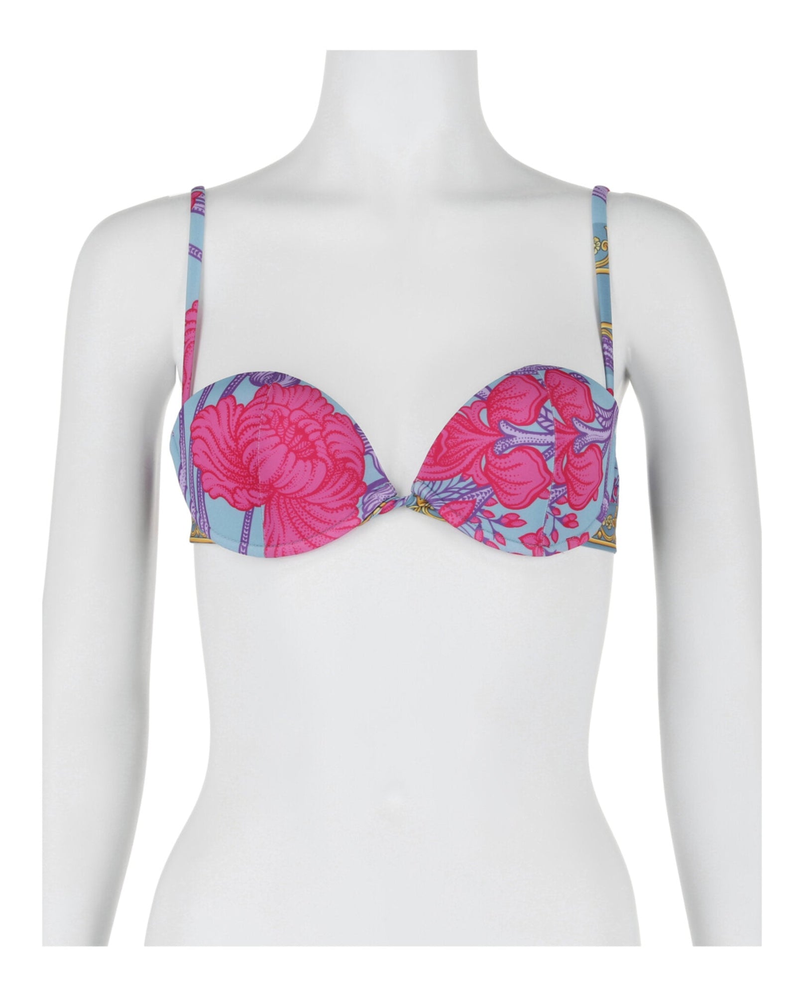 Versace | Bouquet Printed Molded Bikini Top