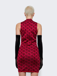 Women | Versace | La Greca Jacquard Mini Dress | Parade Red